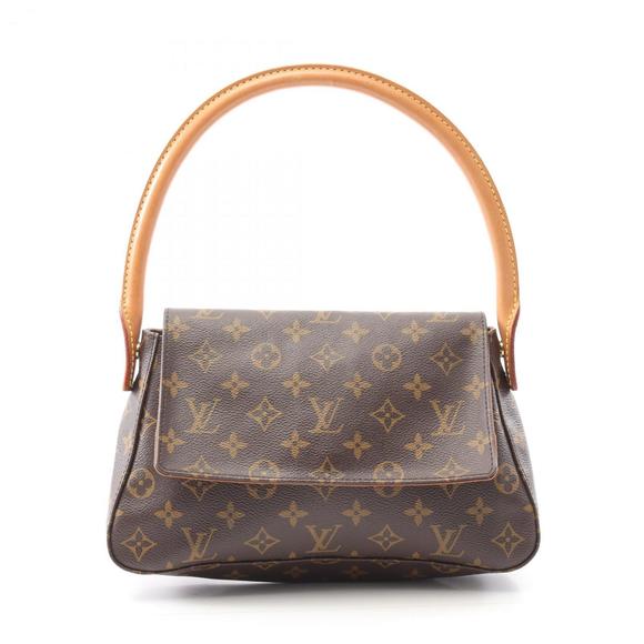 Louis Vuitton Mini Looping Handbag, Coated Canvas and Leather, Monogram, Wome... - Picture 1 of 10